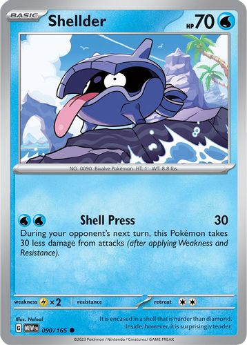 [SV03a][MEW-090/165](C) Shellder (Reverse Holo)
