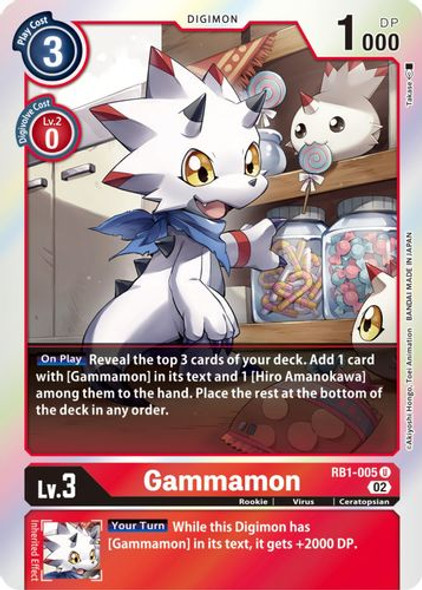 [RB01-005U] Gammamon (Foil)