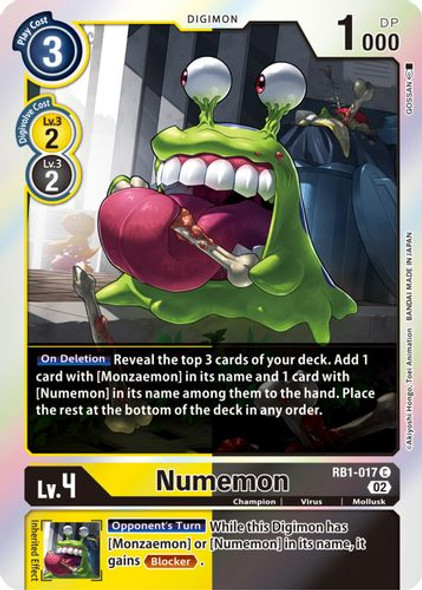 [RB01-017C] Numemon (Foil)