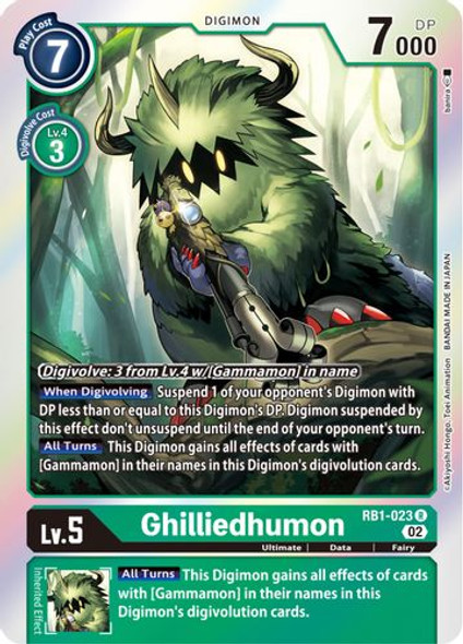 [RB01-023R] Ghilliedhumon (Foil)