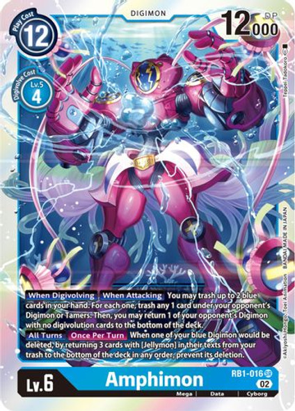 [RB01-016SR] Amphimon (Foil)