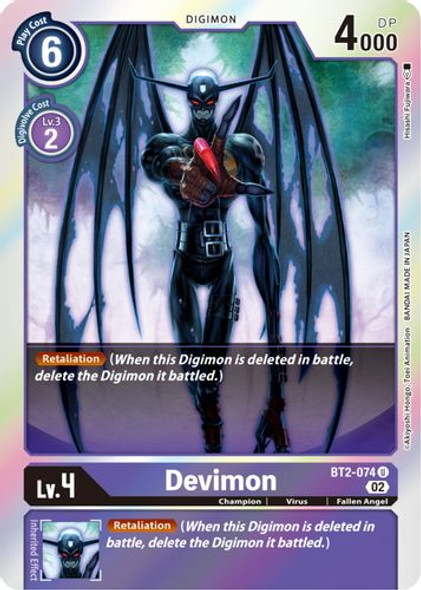 BT02-074U Devimon (RB01 Reprint) (Foil)