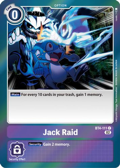 BT04-111C Jack Raid (RB01 Reprint) (Foil)