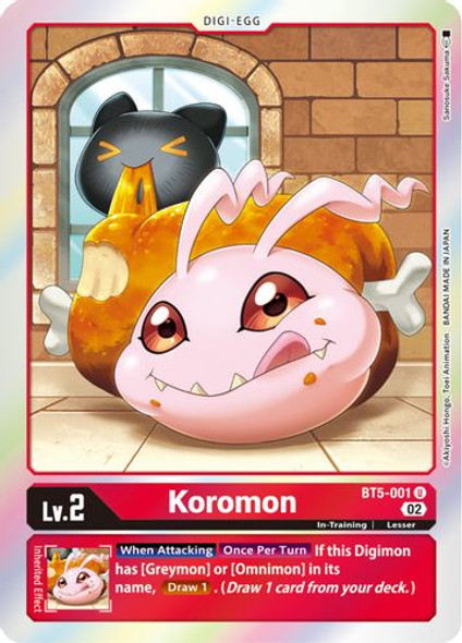 [BT05-001U] Koromon (RB01 Reprint) (Foil)