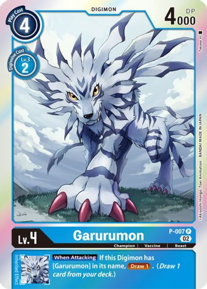 [P-007P] Garurumon (RB01 Reprint) (Foil)