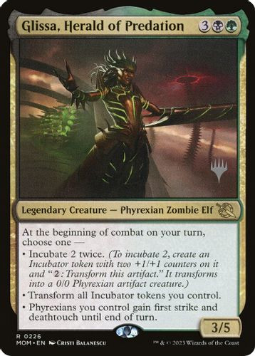 Planeswalker Stamped - Glissa, Herald of Predation-226R