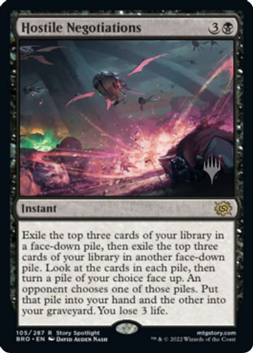 Planeswalker Stamped - Hostile Negotiations-105R