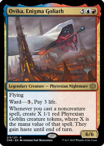 Planeswalker Stamped - Ovika, Enigma Goliath-213R