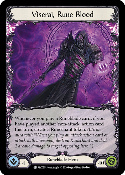FAB02 ARC-001/075T Dash, Inventor Extraordinaire // Viserai, Rune Blood (Unl ed)