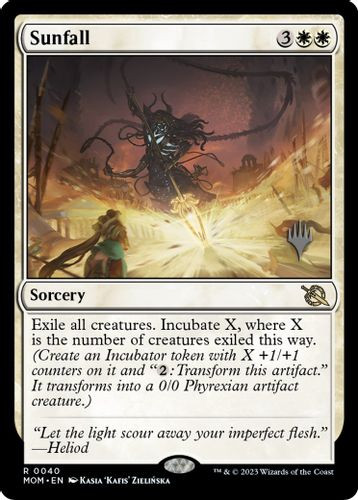 Planeswalker Stamped - Sunfall-040R
