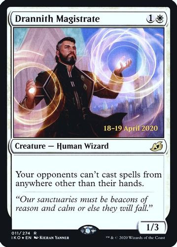 Prerelease Stamped - Drannith Magistrate-011R (Foil)