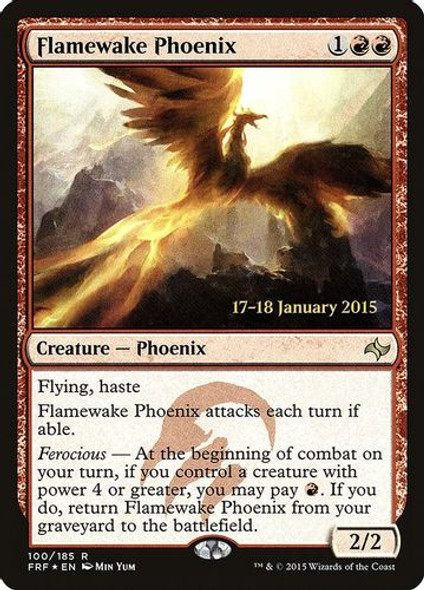 Prerelease Stamped - Flamewake Phoenix-100P (Foil)