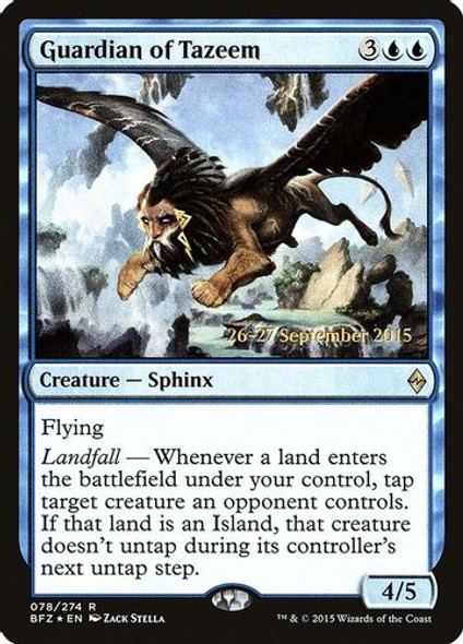 Prerelease Stamped - Guardian of Tazeem-078R (Foil)