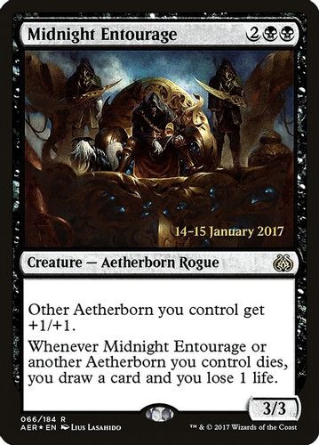 Prerelease Stamped - Midnight Entourage-066R (Foil)