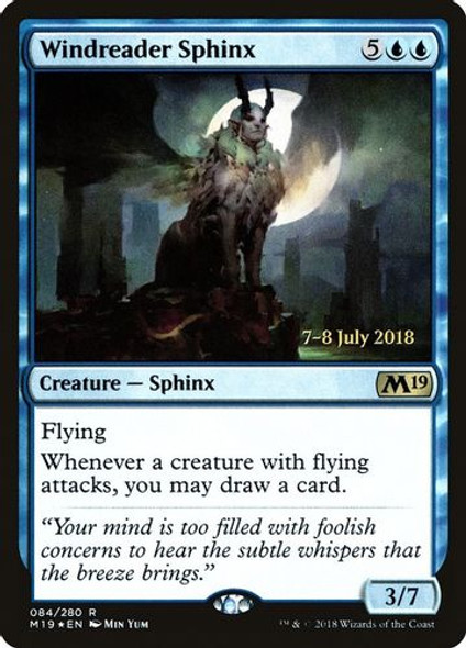 Prerelease Stamped - Windreader Sphinx-084R (Foil)
