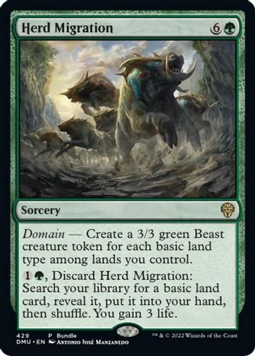 Unique and Miscellaneous Promos - Herd Migration (DMU Bundle)-429R (Foil)