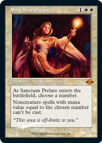 Buy-A-Box Promos - Sanctum Prelate-491P (Foil)