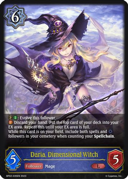 BP02-035EN L Daria, Dimensional Witch