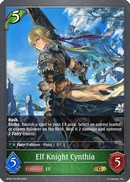 BP02-P01EN PG Elf Knight Cynthia (Premium Foil)