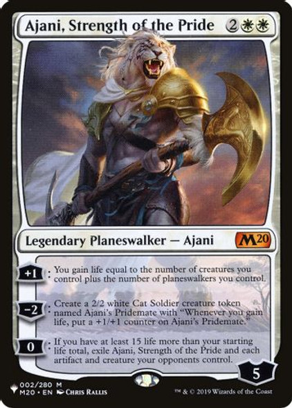 The List - Ajani, Strength of the Pride-002M