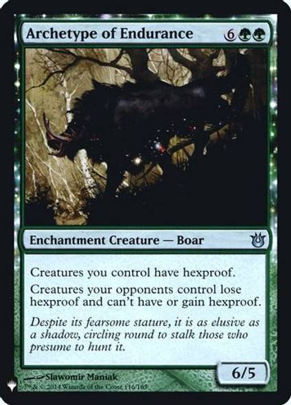 The List - Archetype of Endurance-116U (Foil)