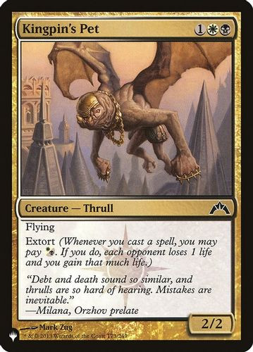 The List - Kingpin's Pet-173C