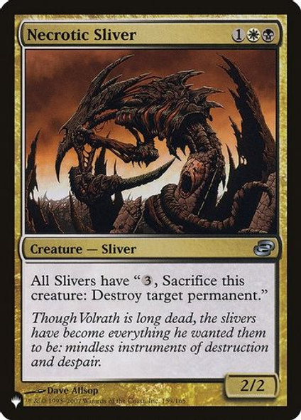 The List - Necrotic Sliver-159U