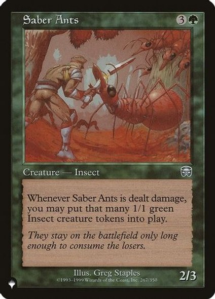The List - Saber Ants-000U