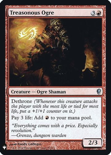 The List - Treasonous Ogre-036U (Foil)