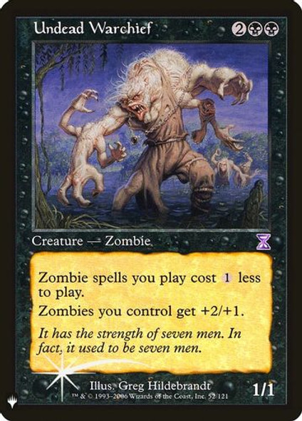 The List - Undead Warchief-052U (Foil)