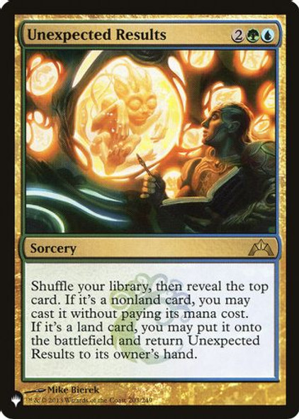 The List - Unexpected Results-203R