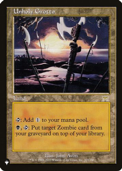 The List - Unholy Grotto-327R
