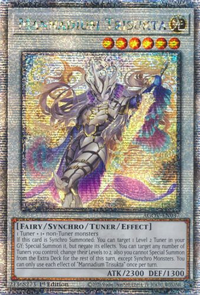 AGOV-EN037 Mannadium Trisukta (Quarter Century Secret Rare) <1st>