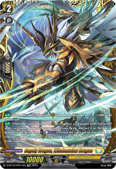 D-BT12/FFR11EN FFR Sagely Dragon, Wisdomclaw Dragon (FFR)