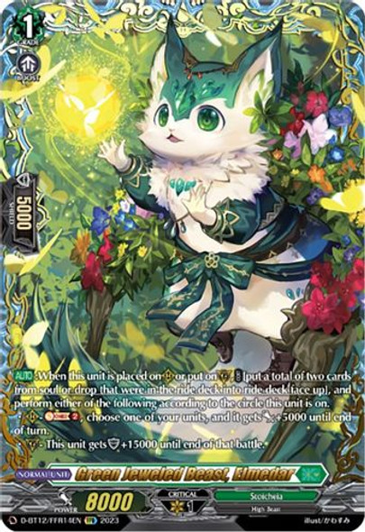 D-BT12/FFR14EN FFR Green Jeweled Beast, Elmedar (FFR)