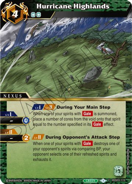 BSS03-115C Hurricane Highlands (Foil)