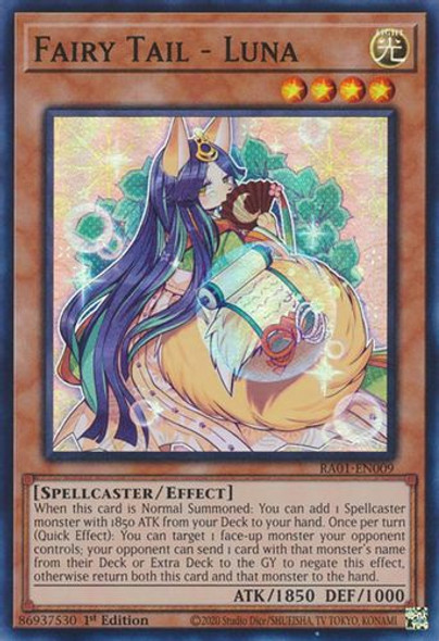 RA01-EN009 Fairy Tail - Luna (Platinum Secret Rare) <1st>