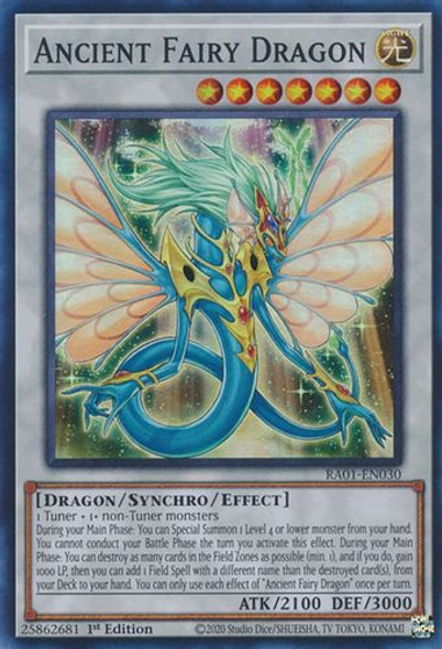 RA01-EN030 Ancient Fairy Dragon (Platinum Secret Rare) <1st>