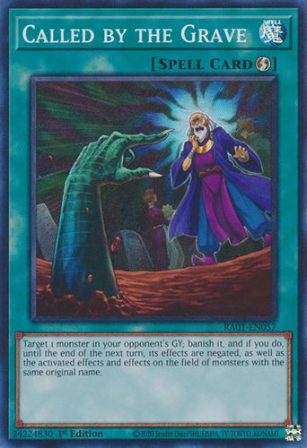 RA01-EN057 Called by the Grave (Platinum Secret Rare) <1st>