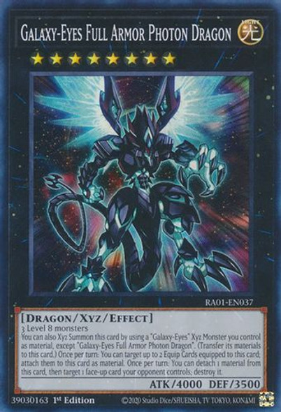 RA01-EN037 Galaxy-Eyes Full Armor Photon Dragon (Ultra Rare) <1st>