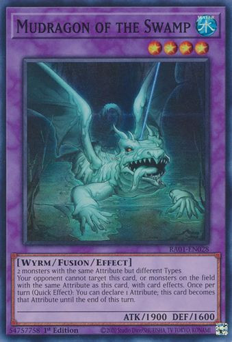 RA01-EN028 Mudragon of the Swamp (Secret Rare) <1st>