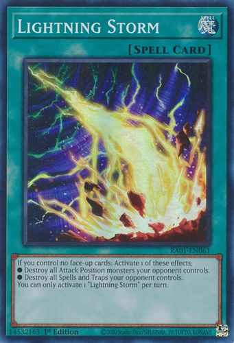 RA01-EN061 Lightning Storm (Secret Rare) <1st>