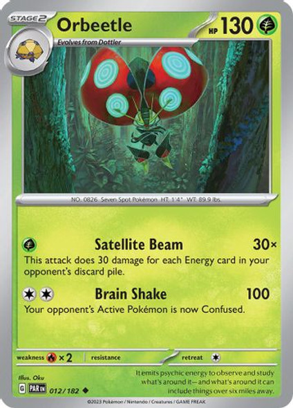 SV04-PAR-EN-012/182UC Orbeetle (Reverse Holo)