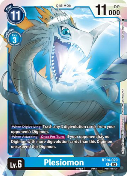 BT14-029R Plesiomon (Foil)