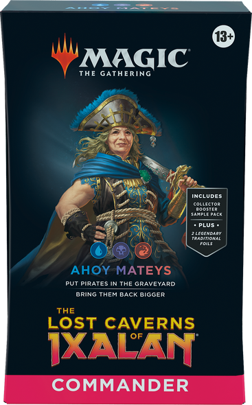 MTG The Lost Caverns of Ixalan Commander Deck (Blue-Black-Red Ahoy Mateys)