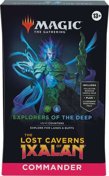 MTG The Lost Caverns of Ixalan Commander Deck (Green-Blue Explorers of the Deep)