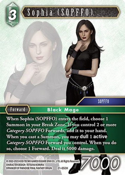 FF21-050H Sophia (SOPFFO) (Foil)