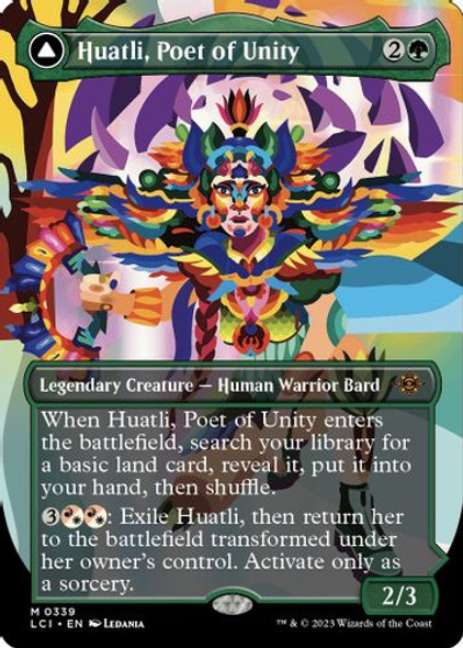 LCI-0339M Huatli, Poet of Unity (Borderless) (Foil)