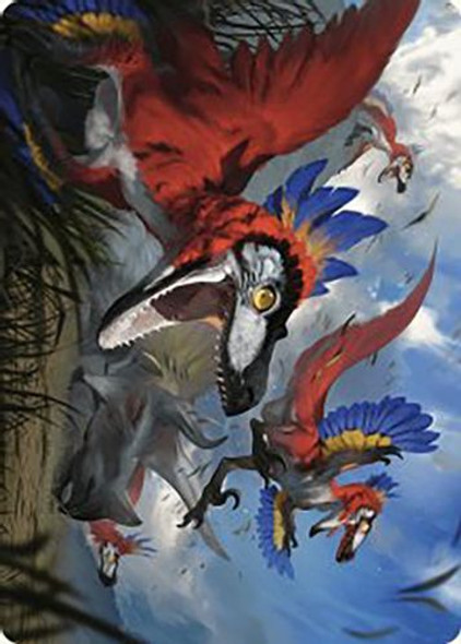 LCIART-0077 Wrathful Raptors Art Card