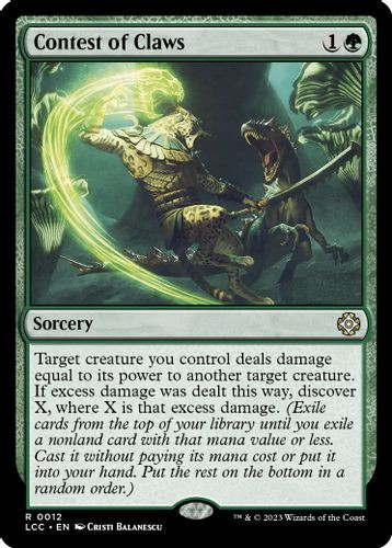 LCC-0012R Contest of Claws